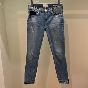 Frame le skinny Jeanne crop jeans